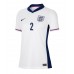 Maillot de foot Angleterre Kyle Walker #2 Domicile vêtements Femmes Europe 2024 Manches Courtes